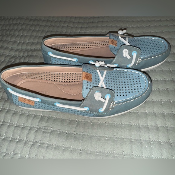 SPERRY Women's Coil Ivy Canvas Boat Shoes. Size 8. NWOT No box - Picture 2 of 11